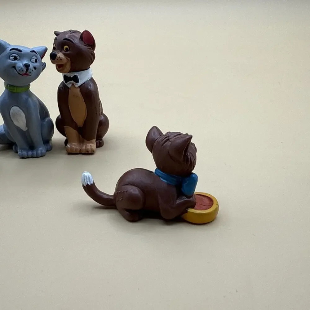 RARE ARISTOCATS Disney figurines Spain 1980s Lot Family Collectible